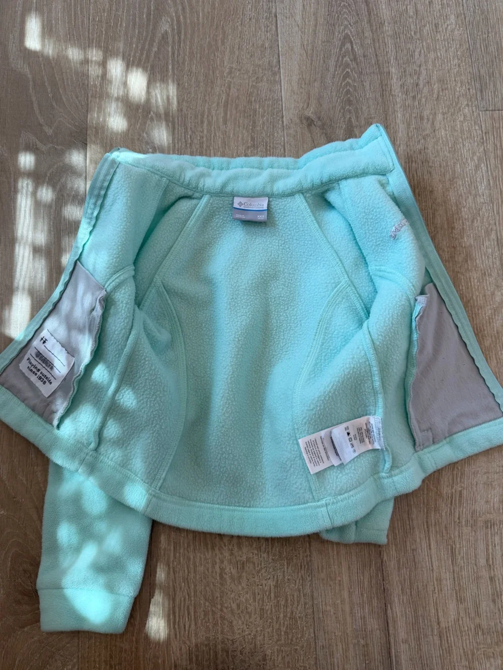 Columbia Kids Mint Green Fleece Jacket